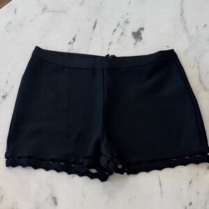 WOW Couture Black Shorts with detailed bottom BRAND NEW